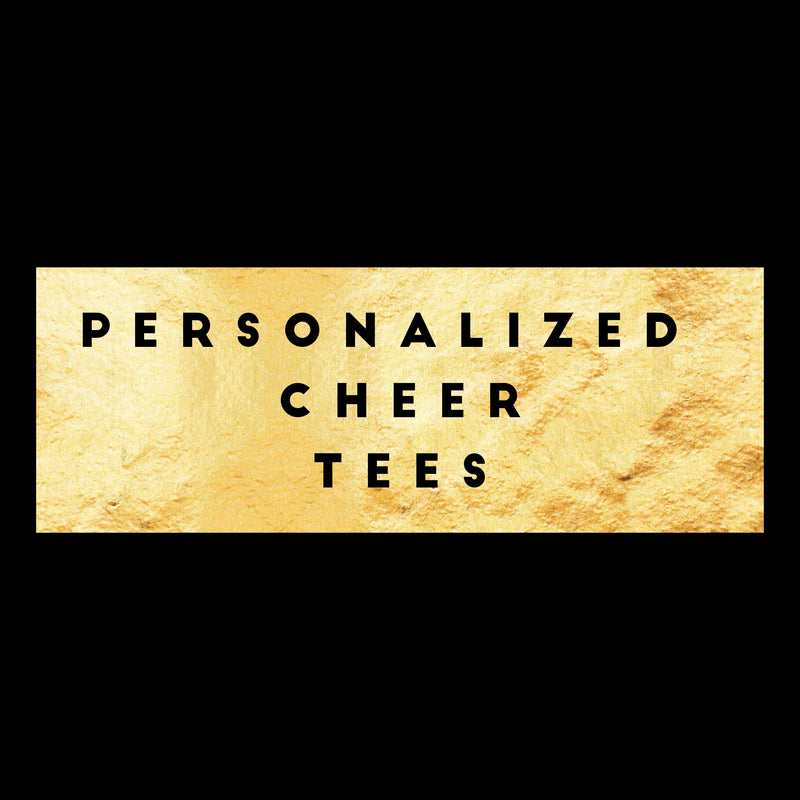 Personalized Cheer Tees