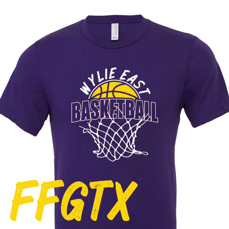 Wylie East Basketball Purple (4 styles available)